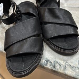Rag & Bone Black Chunky Platform Sandals